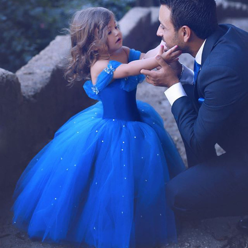 Cinderella Ball Gown Flower Girls Dresses Little Girls Party Gown Page –  Siaoryne