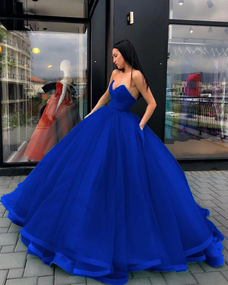 Sweet 16th Quinceanera Gown Royal Blue/Burgundy Sweetheart Corset Debu –  Siaoryne