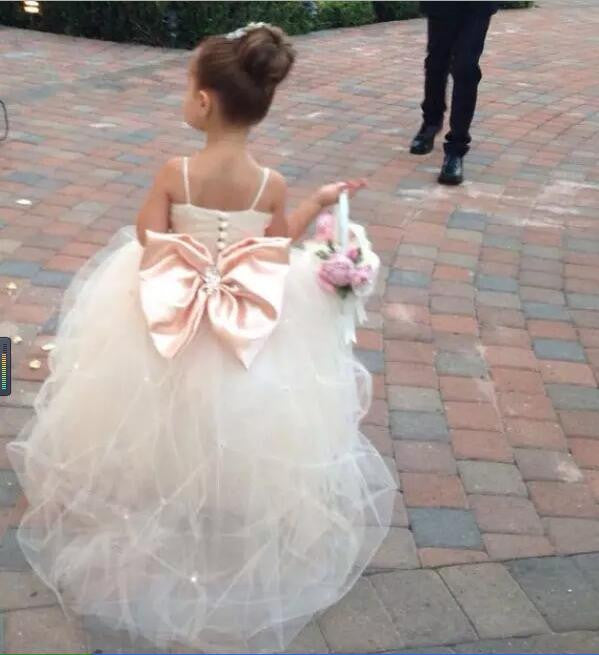 Siaoryne Baby Girl Ball Gown Flower Girl Dresses Wedding Party Gowns for child