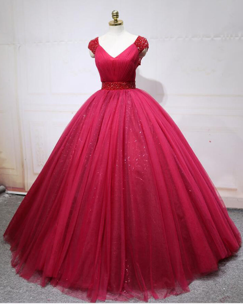 Princess Cap Sleeves Wine Red Ball Gown Quinceanera Dress Cap Sleeves Siaoryne Princess Cap Sleeves Wine Red Ball Gown Quinceanera Dress Cap Sleeves Siaoryne
