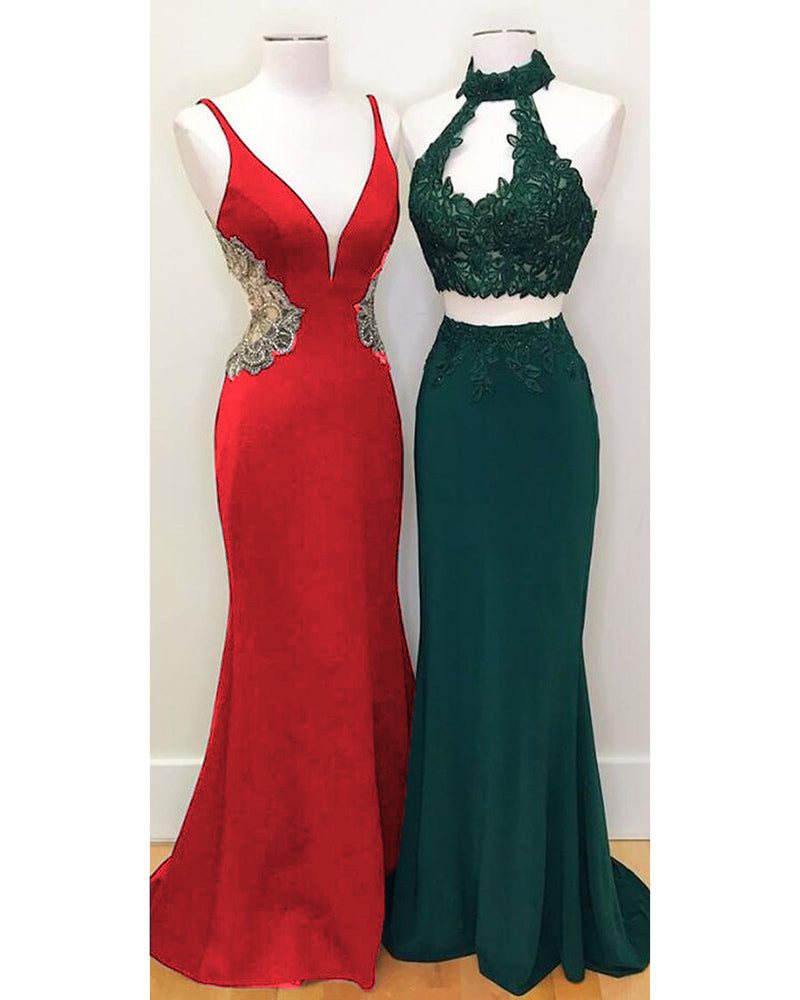 Vestidos de fiesta formales ajustados, vestidos largos para niñas, vestidos de fiesta, vestidos de fiesta 2019 PL9021