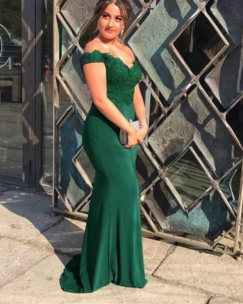 slim fit dress slacks Off the Shoulder Sexy Lace Fitted Emerald Green Long Fitted Evening Pr –  Siaoryne