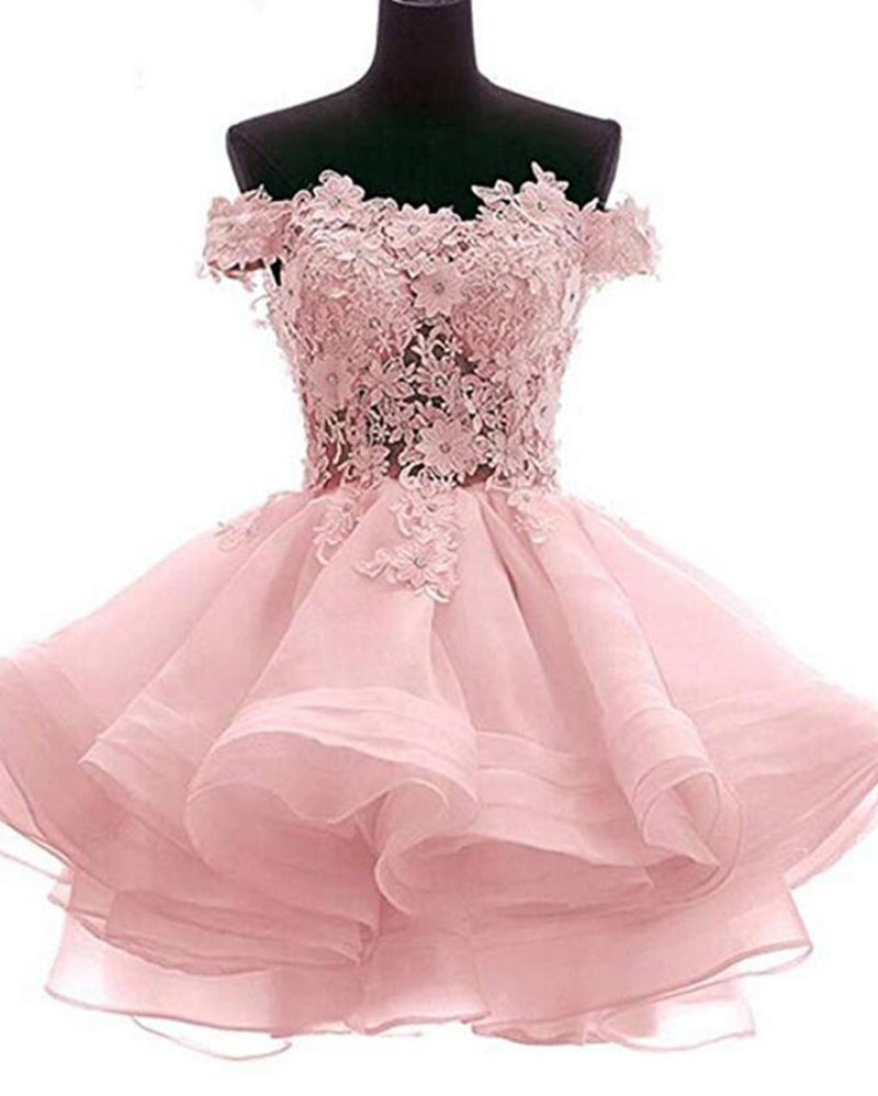 Siaoryne Lovley Poofy Ball Gown Junior Graduation girls Short Homecomi