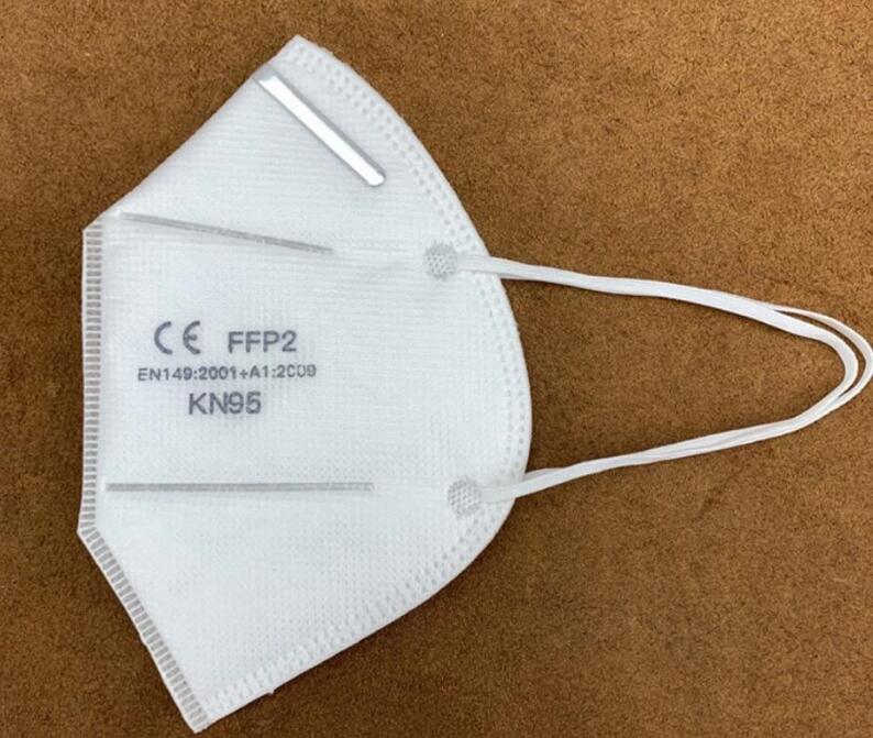 Envío rápido 10 piezas de mascarilla facial Kn95 aprobada respirador antivaho alta anti-neblina Pm2.5 mascarilla con filtro para adultos MS0512