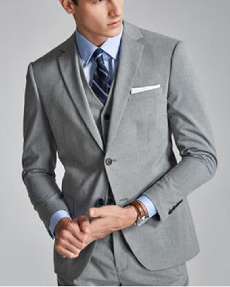Discount gray tuxedo wedding 2026 36 Stylish Grey Wedding Suit Ideas Rock  My Wedding, image size:800x999