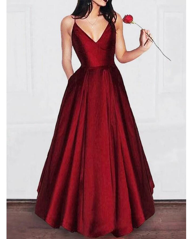 slim fit dress slacks Off The Shoulder Tulle Red Prom Dress Graduation Dress