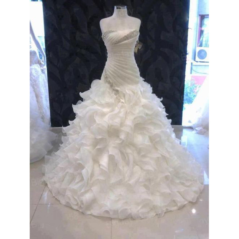 Buy Siaoryne Strapeless Wedding Dresses Ruffle Buy Siaoryne Strapeless Wedding Dresses Ruffle