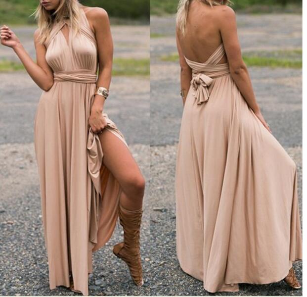 DIY Wear Convertible  Bridesmaids Dresses! One Dress with Over 15 Ways to wear it,Let's Do It