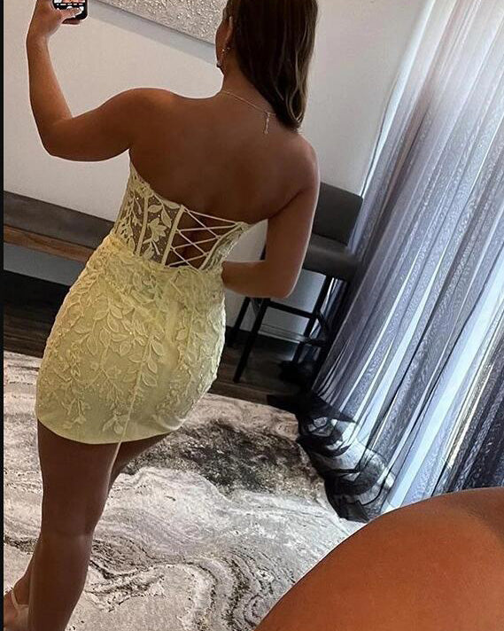 Blue Lace  Bodice Corset Short/Mini  Homecoming Dress 2023 Hoco Party Gown for Girls SP2374