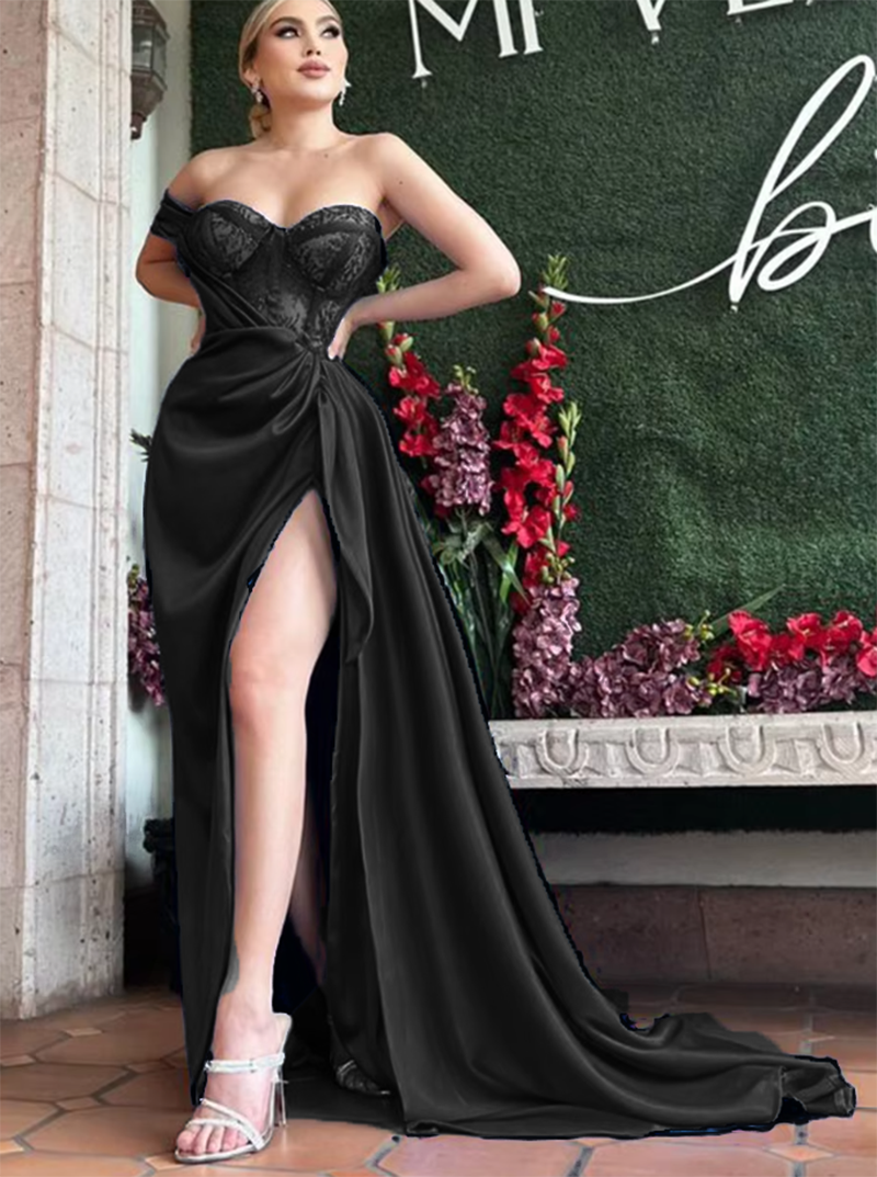 black dress