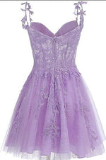 Sage Green Short Prom Dress,2023 Lace Hoco Dress for Girls SP2394