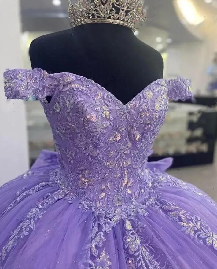 Handmade Lace Ball Gown for Women Sweet 16 Dress Y4801 main image 1