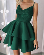Fashion Siaoryne Short Homecoming Dresses 2019 with Straps SP4741