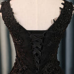 Classic Black Short Prom Dress Lace Homecoming Dresses 2020 Short Semi Formal Gowns SP4458