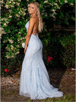 Amazing Halter Lace Mermaid /fitted Prom Dresses Long Pageant Gown for Girl PL102102
