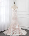 Siaoryne  Elegant Mermaid Ivory /Beige Lace Women Wedding Dress,Bride Gown 2020 WD852