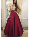 Turquoise V Neck Girls 2019 Graduation Prom Dresses Vestido De Festa Lono PL2140