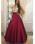Turquoise V Neck Girls 2019 Graduation Prom Dresses Vestido De Festa Lono PL2140