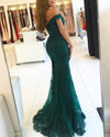 Dark Green Formal Wear Long Prom Dress for Party Queen mermaid Homecoming Graduation Gown PL119