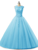 Pink Ball Gown Tulle and Lace Quinceanera Dress Girls Sweet 16 Dress Vestidos De 15 Ano  Floor Length PL0504