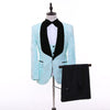 Men 2022 Suit Brand New Groomsmen Shawl Lapel Groom Tuxedos Red/White/Black Men Suits Wedding Best Man Blazer (Jacket+Pants+Bow Tie+Vest)