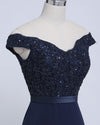 Navy/Pink Women Lace Mermaid Bridesmaid Dresses  Long  2019