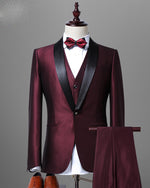 Black/Navy shawl lapel Tuxedos for Men Formal Men Groom Suits 3 Pieces (Jacket+Vest+Pants) LP332