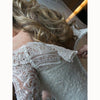 Romantic Custom Made Vintage robe de mariee 2020 Wedding Gown with Sleeve Lace Bridal Dresses