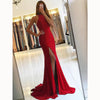 Gorgeous Halter Spandex Fitted Evening Dresses Prom Party Dresses Long abendkleider 2022 LP5578