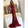 Gorgeous Halter Spandex Fitted Evening Dresses Prom Party Dresses Long abendkleider 2022 LP5578
