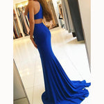 Gorgeous Halter Spandex Fitted Evening Dresses Prom Party Dresses Long abendkleider 2022 LP5578