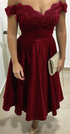 Classy Navy Jr. Prom Dress Short for 8th Grade Graduation, Party Dress A Line Homecoming Dress