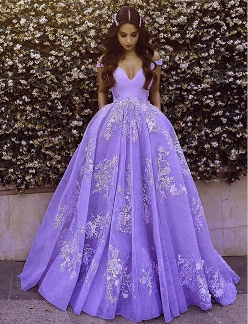 Dreamy Custom made Floral Lace A Line Wedding Dresses Princess Off the Shoulder Sky Blue Girls Formal prom Gown LP5580