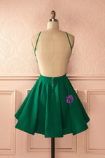 2022 Halter Homecoming Dress Semi Formal Party Gown Red Short Graduation Dress for Teens