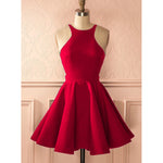 Green Short Graduation Prom Dress for  Jr 8th Grade ,Short Homecoming Halter Cocktail Dress SP711