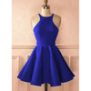 Green Short Graduation Prom Dress for  Jr 8th Grade ,Short Homecoming Halter Cocktail Dress SP711