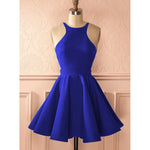 Green Short Graduation Prom Dress for  Jr 8th Grade ,Short Homecoming Halter Cocktail Dress SP711