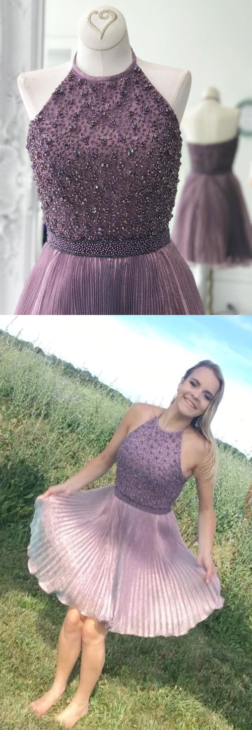 Siaoryne LP009 Short Purple Homecoming Dress Cocktail Gowns Graduation Dresses robe cocktail courte