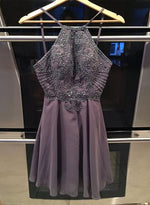 SP5478 Halter Beading Short Prom Dress,Homecoming Dress Short Graduation Formal Gown