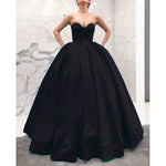 Navy Queen Ball Gown Wedding Dress for Reception Corset Sweetheart Prom Evening Dress