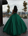 2023 Fashion Hot Ball Gown Prom Dresses Sweetheart Corset Green/Red PL6211