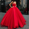2023 Fashion Hot Ball Gown Prom Dresses Sweetheart Corset Green/Red PL6211