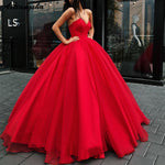 2023 Fashion Hot Ball Gown Prom Dresses Sweetheart Corset Green/Red PL6211