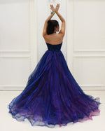 Siaoryne LP010 Puffy Organza Sexy Backless Halter A line High Low Prom dress Front Short Long Back evening Gowns