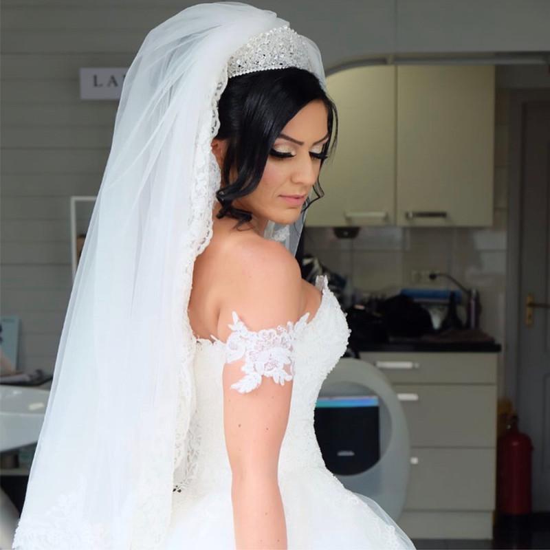 Siaoryne WD1007 off the Shoulder Ball Gown Wedding Dresses Lace Bridal Gown Cheap