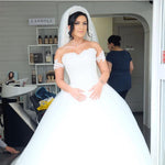 Siaoryne WD1007 off the Shoulder Ball Gown Wedding Dresses Lace Bridal Gown Cheap