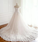 White /Pink Two Colors Wedding Dresses lace Princess Bride Dresses WD220