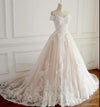 White /Pink Two Colors Wedding Dresses lace Princess Bride Dresses WD220