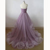 Elegant Tulle Sweetheart Ruched A Line Prom Dresses 2020 Formal Wear Vestido