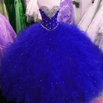 Siaoryne LP0929 Ball Gown Princess Red Quinceanera Dresses Sweetheart Prom Dress with Beading